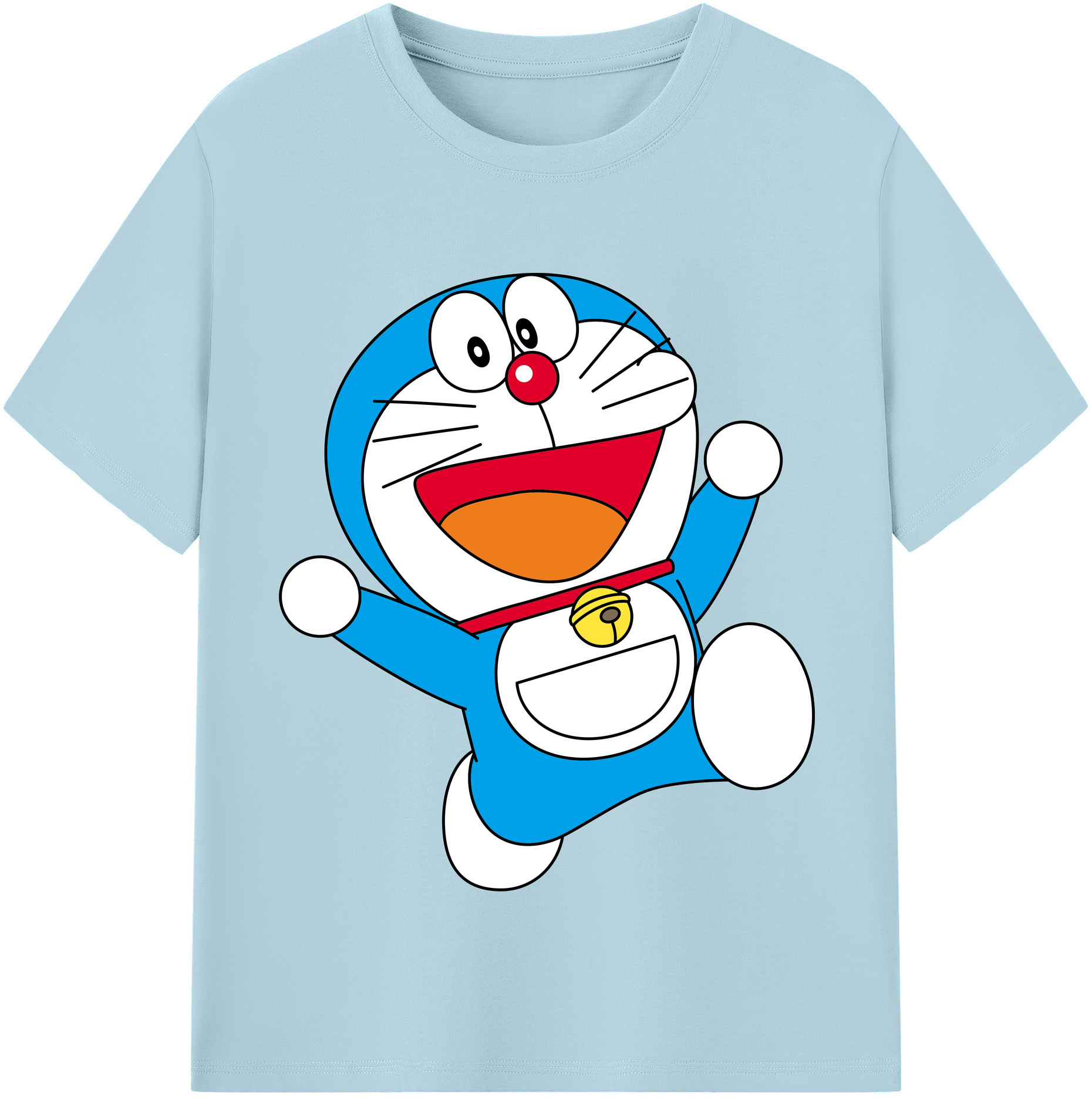 （画像用） ドラえもん Doraemon 綿100％半袖Tシャツ（フロントプリント）